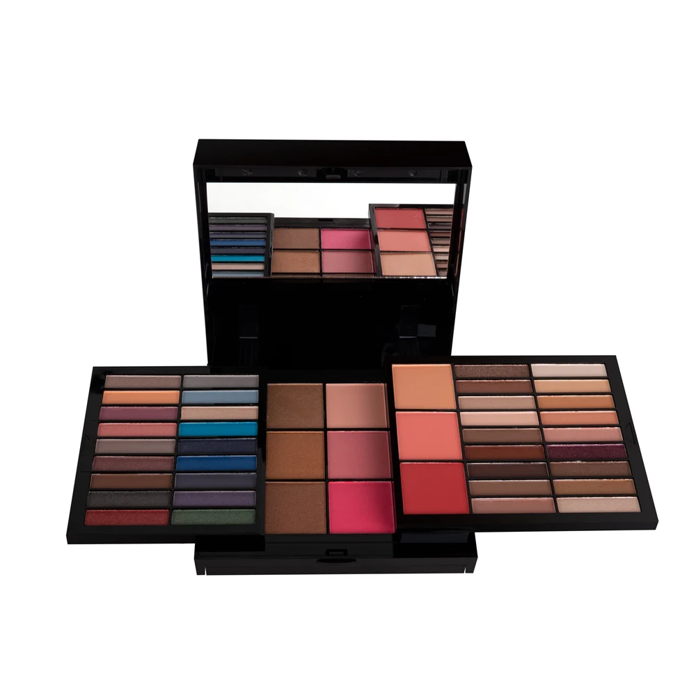 Wholesale Makeup Kit Lipgloss Highlighter Eyeshadow Palette Makeup Brush Set Cosmetics Supplier makeup brush set