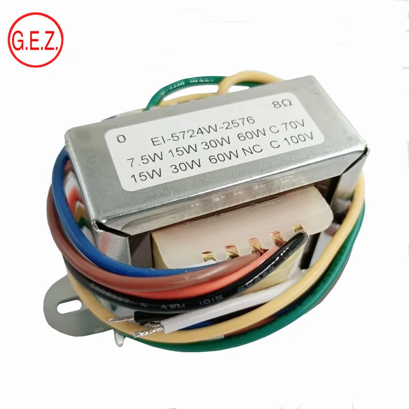 audio line transformer 70V 100V 8 ohm audio transformer manufacturers