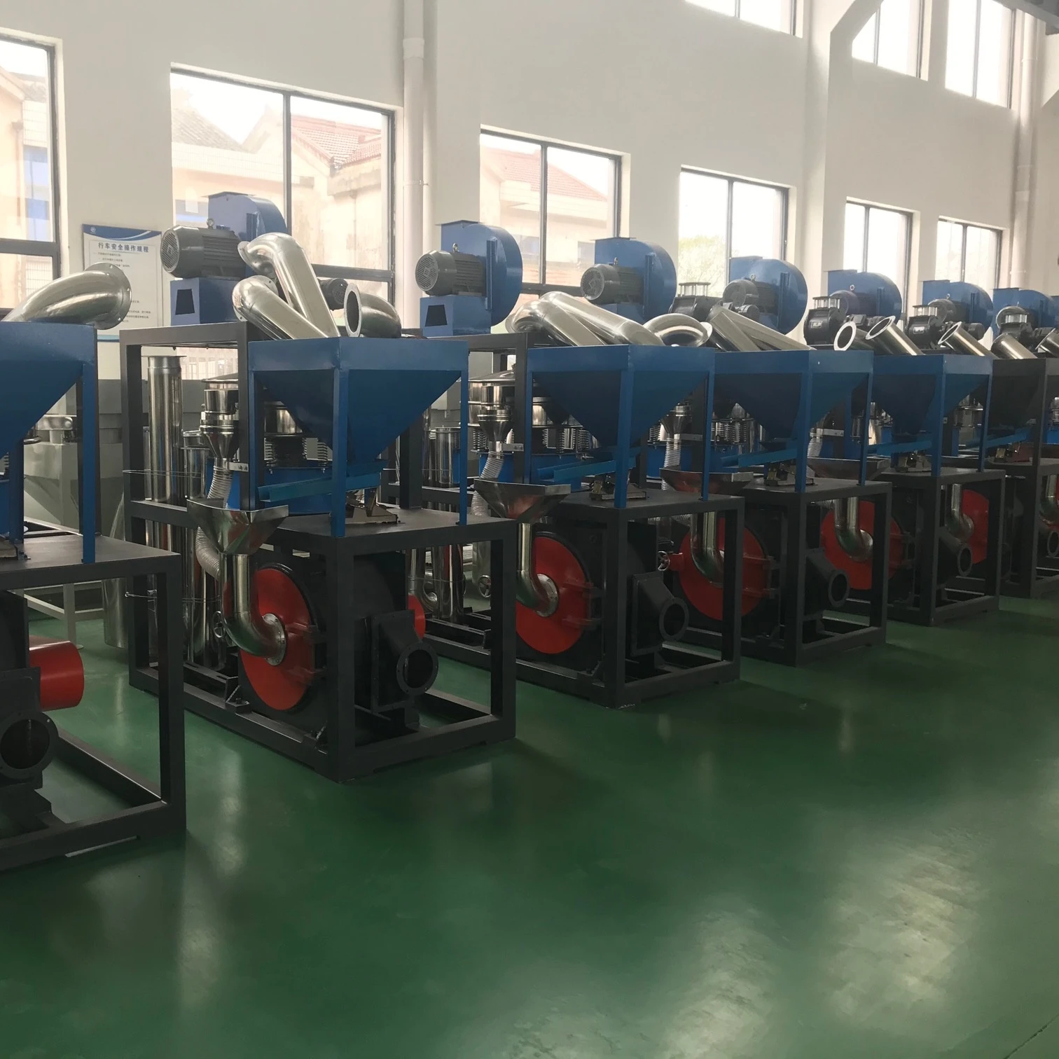 1000kg/h plastic powder milling machine pulverizer