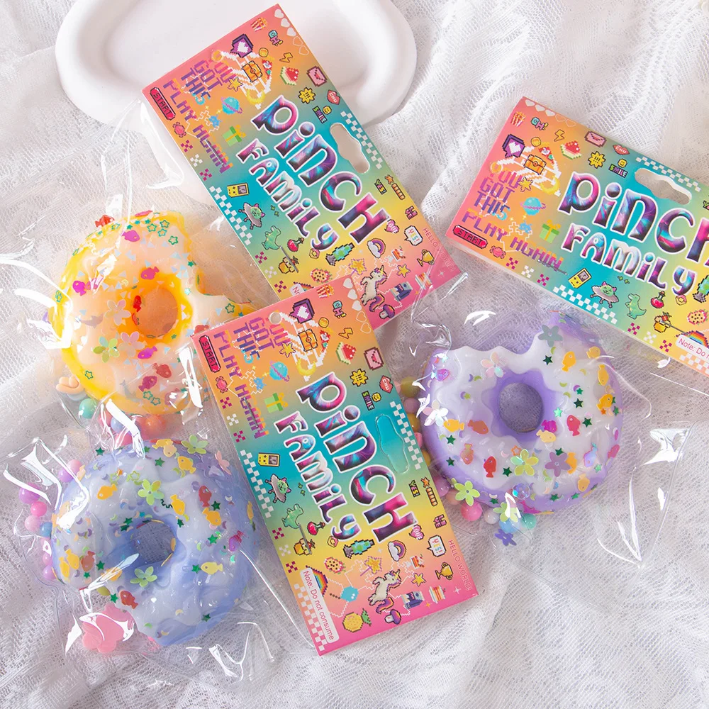 Various Styles TPR Colorful Squishy Fidget Squeeze Stress Toys