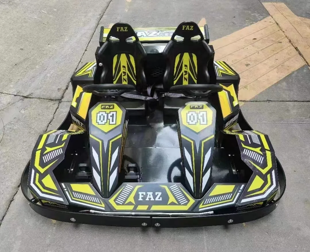 2024 EGS 700W Hub Motor 24V 20AH Lead Battery Electric 2 Seater Children Electric Go Kart for Adult Best Christmas Gift Hot Sale