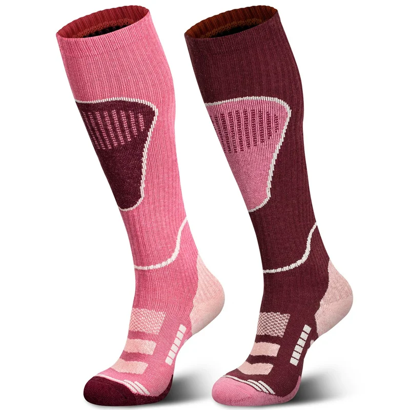 wholesale sports socks warm winter snowboarding custom socks knee high ski socks