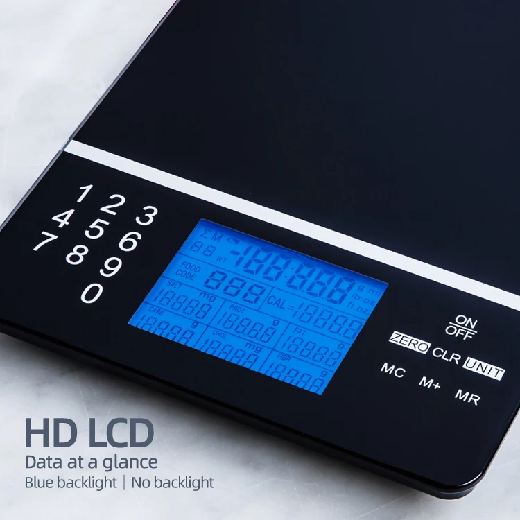 Canny New design kitchen nutrition scale with 999 food codes