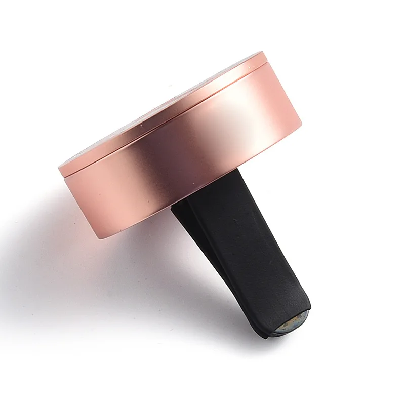 Wholesale Factory Price Quality Custom Cute Automobile Air Outlet Clamp Metal Enamel Vehicle Fragrance Box
