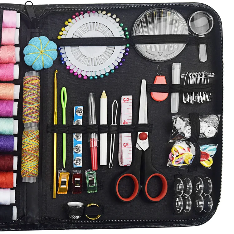 Premium DIY Sewing Kits for Travel Sewing Set Household Portable 183 PCS Convenient Colorful Hand Sewing 5sets