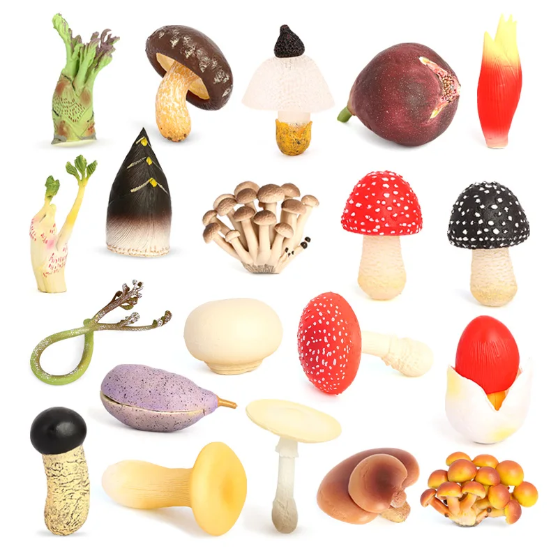 Wholesale Solid PVC Model Animal Figurines Plant Vegetable Figurines Toys Veggie