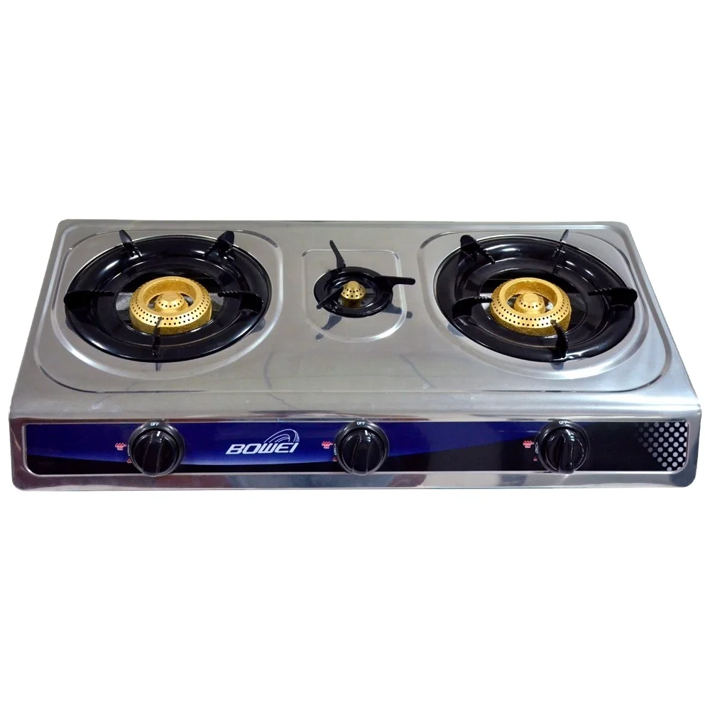 Wholesale price stainless steel portable gas cooktables 2 burner gas stove