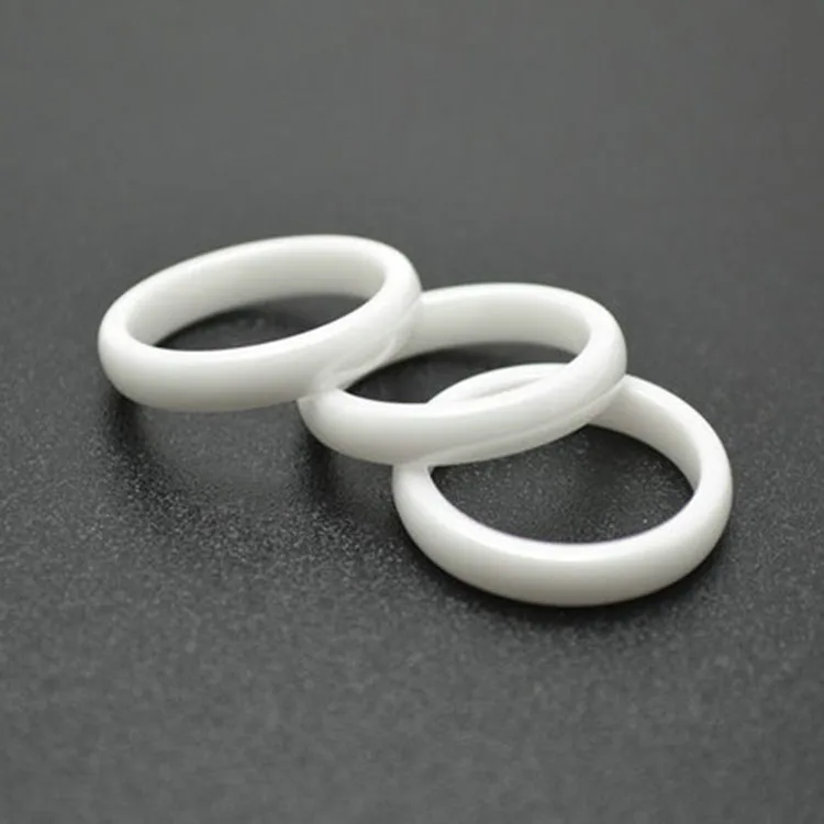 3~10mm Wide Ceramic Rings for Men and Women Smooth Faceted Surface Jewelry Fashion Rings