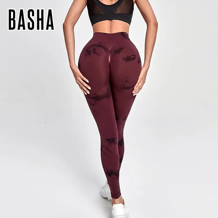 Леггинсы BASHAsport женские спортивные бесшовные леггинсы с завышенной талией для занятий йогой подтягивания ягодиц 36 цветов