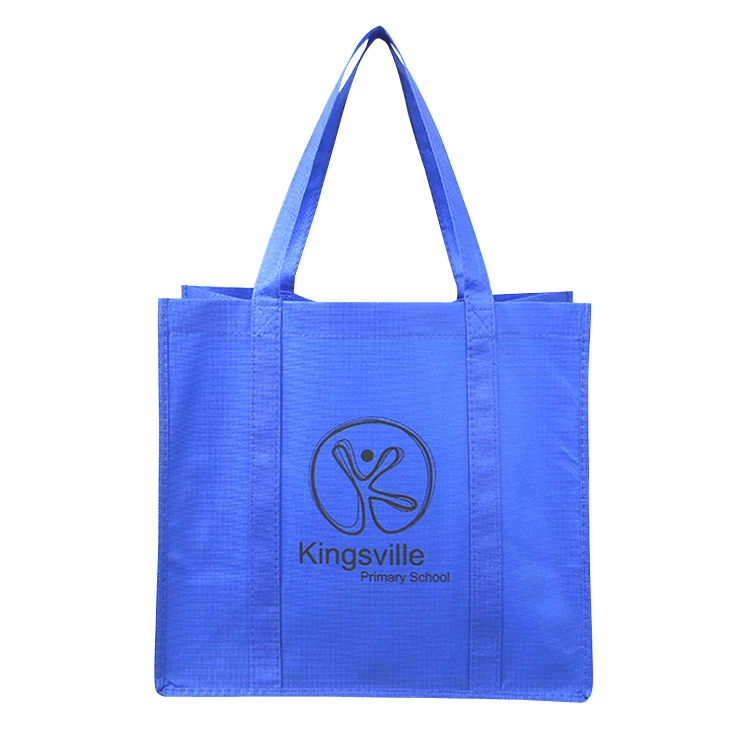 
custom eco friendly reusable foldable recycled polyester PP non woven fabric tote RPET shopping bag printed logo 