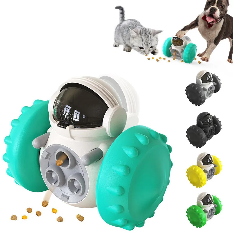 Pet Toys Slow Feeding Interactive Dog Toy Abs Leaking Food Dog Feeder Toy