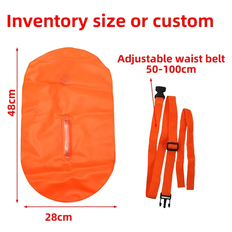 Swimming Pool Bubble Swim Buoy Open Water Swim Buoy For Swimmers Triathletes Snorkelers Surfers, Throwable Flotation Device