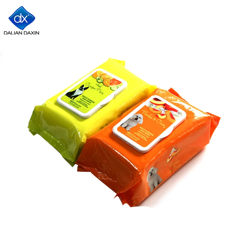 Wholesale Custom Disposable ECO Friendly Pet Cats Dogs Eyes Cleaning Wipes OEM All-Purpose Pet Wet Wipes