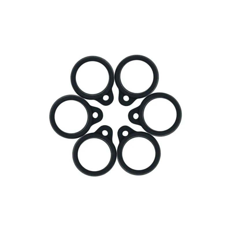 40mm black vape ring silicone e cigarette ring holder for box mods vape lanyard ring accessory in stock Malaysia Indonesia hot