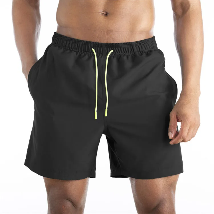 High Quality Men Summer Beach Shorts Water Proof Double Layer Mesh Plus Size Nylon Swim Shorts Men