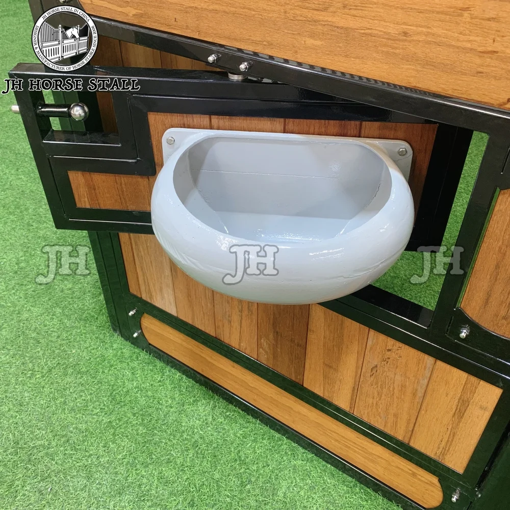 Metal Animal Poultry Husbandry Equipment Miniature Luxury Bamboo Horse Stable Panels Horse Stalls Box