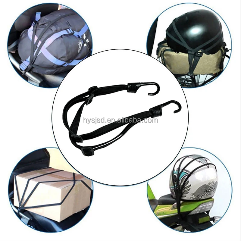 Прямая Продажа с фабрики Регулируемый мотоциклетный шлем багажный эластичный ремешок 2 крючками