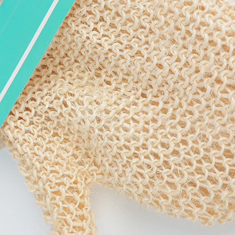 Экологически чистые натуральные отшелушивающие Сизалевые перчатки из конопляного волокна, рукавица, варежка, губка для ванны, скребок для удаления омертвевшей кожи, перчатки