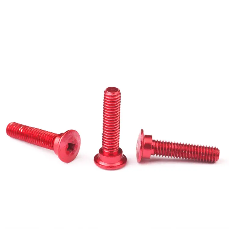 Extra Lever Extended Shank Screws with Anodized Truss Head Custom Design
