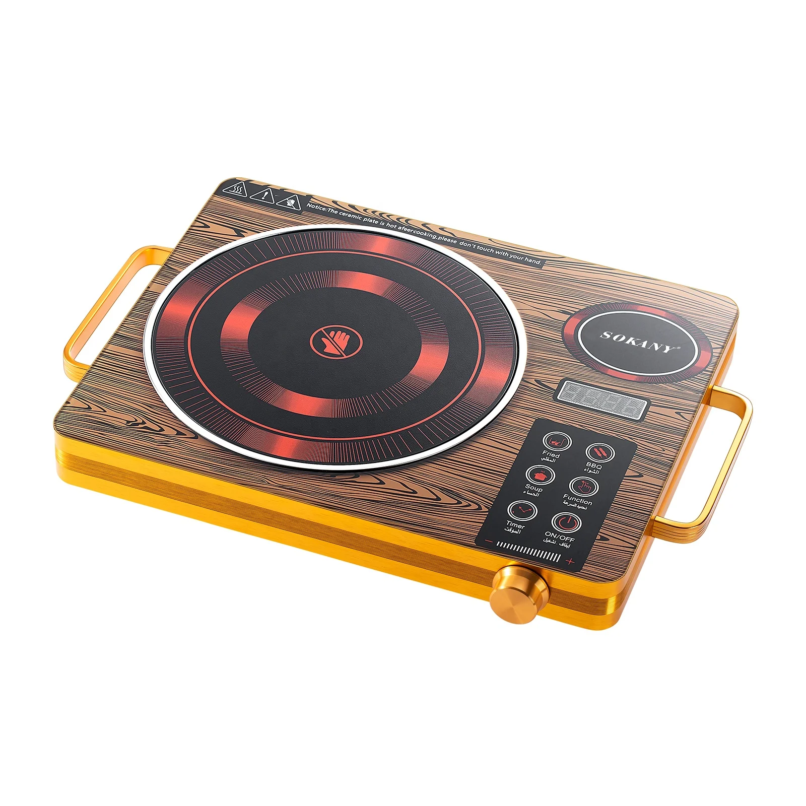 Sokany 2200W  Durable Electric Cook Top Induction Heating Plate Induction Cooker Household induction cooker