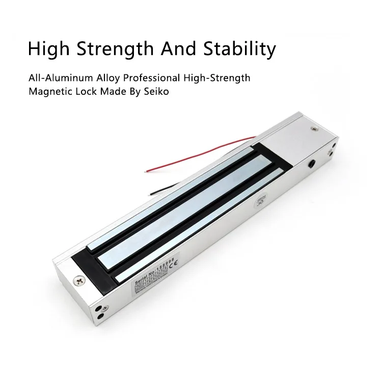 Outdoor Hidden Cerradura Electromagnetica Electric Electromagnetic Lock 180 Kg Magnetic Door Lock With Remote For Sliding Door