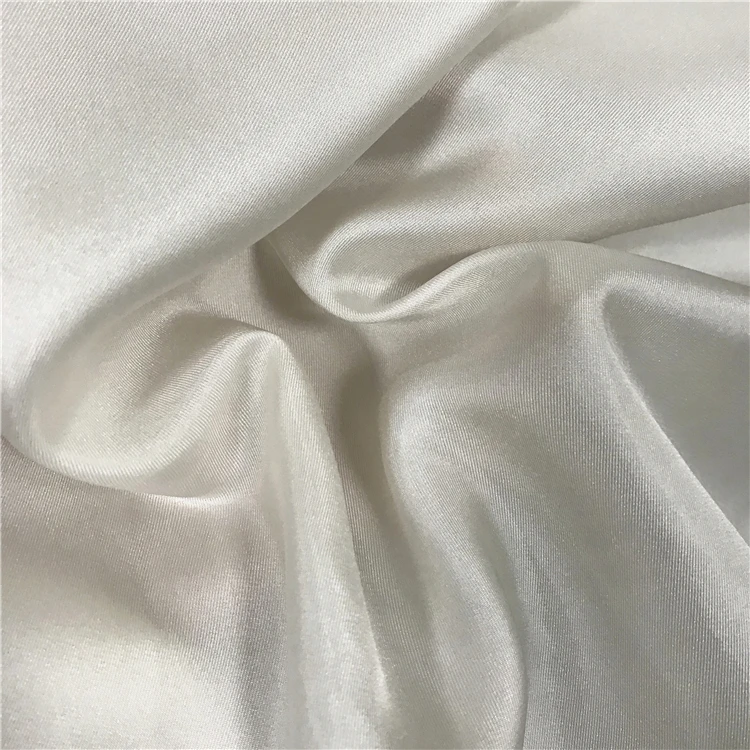 
Natural Undyed White Twill Fabrics Batik 12mm Silk Twill Fabric for dyeing 