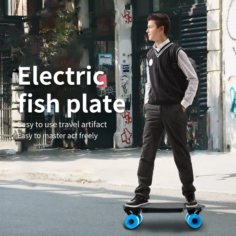 Custom Logo Sports Self Balance 4 Wheel Dual And Single Drive 900mm Skateboard Longboard Decks Electric Scooter
