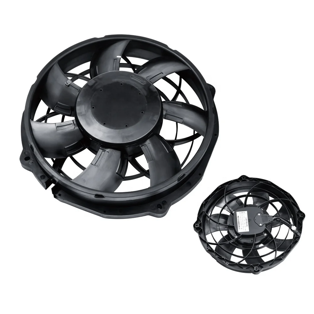 Linrui WSLNF-2300 Universal bus air conditioning  12 inch dc cooling  brushless condenser fan