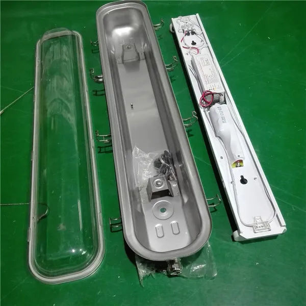 CE Rohs Listed T5 1.2m 1.5m 2 bulbs linkable linear light IP65 IK08 explosion proof lighting fixture