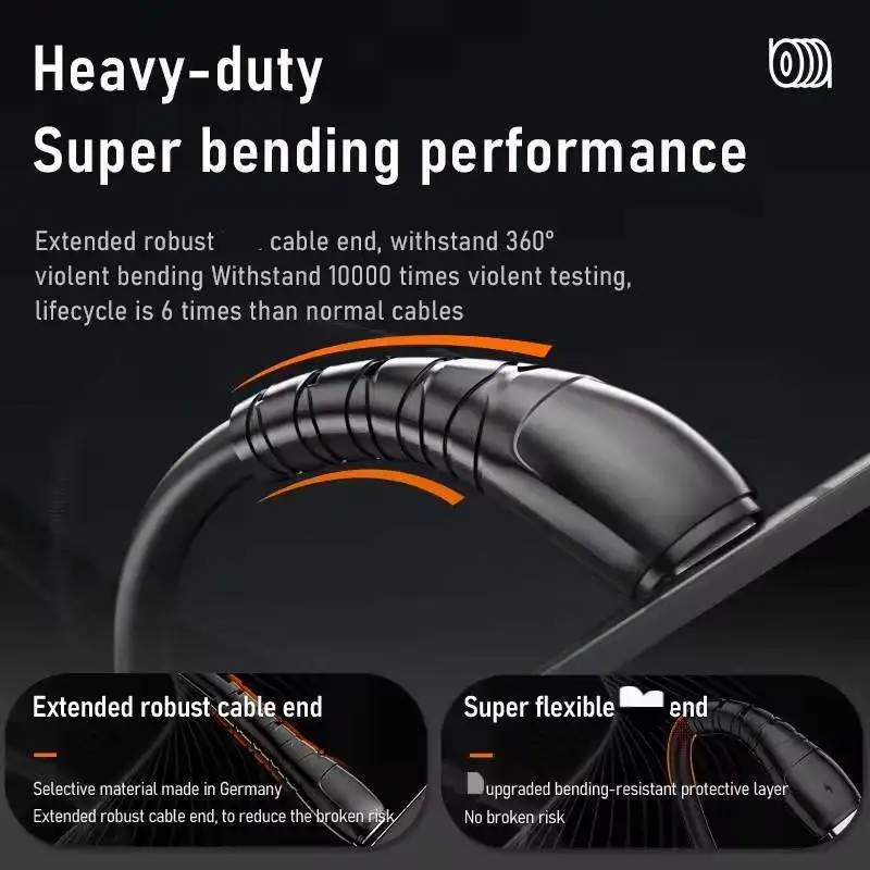 Customized Logo 1m 2m 60w USB to USB C Fast Charger Cable for Samsung Huawei USB C Data Cable