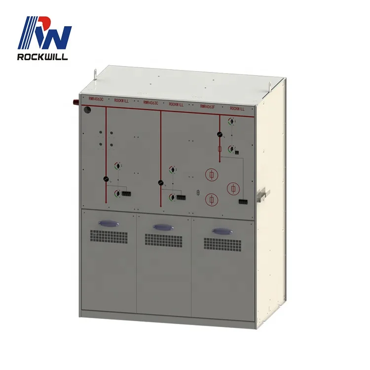 Оборудование среднего напряжения 36kV SF6, компактное распределительное кольцо с газоизоляцией