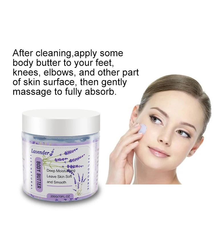 Private Label Lightly Customized Vegan Body Care Moisturizing Whitening Body Butter Lightening Nourishing Body Butter