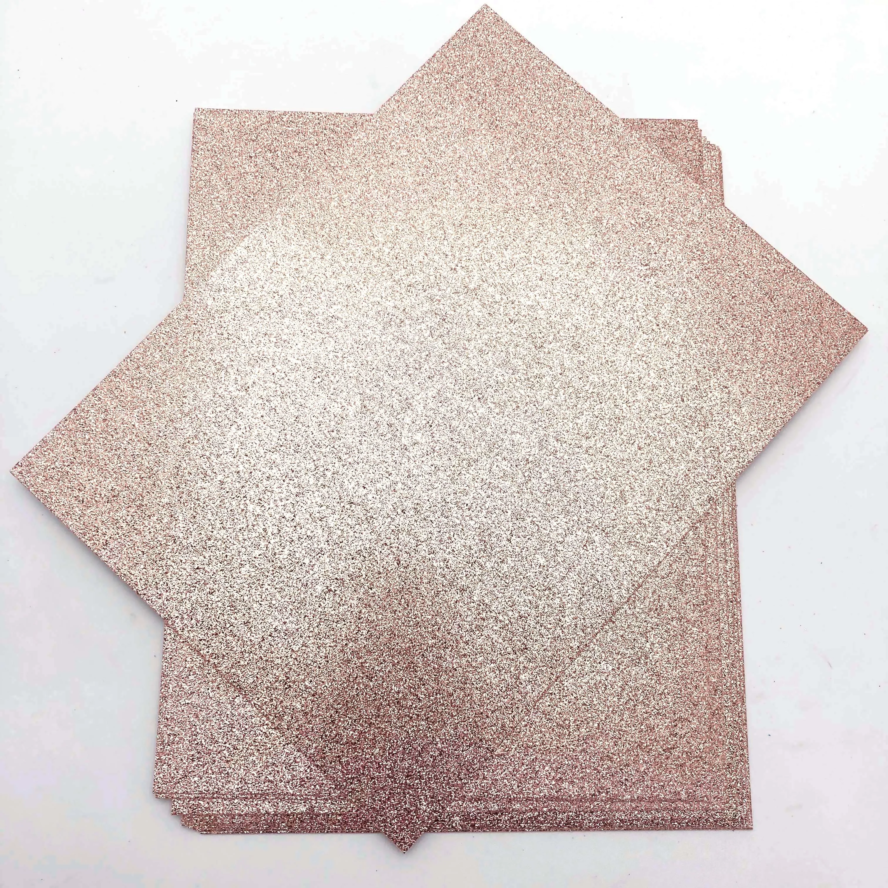 
300 г/кв. М, розовое золото, картон с блестками, 12x12 дюймов, бумага, оптовая продажа 
