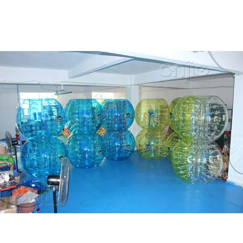 Factory sales park square grass fluorescent Zorb ball bumper ball suitable for group games