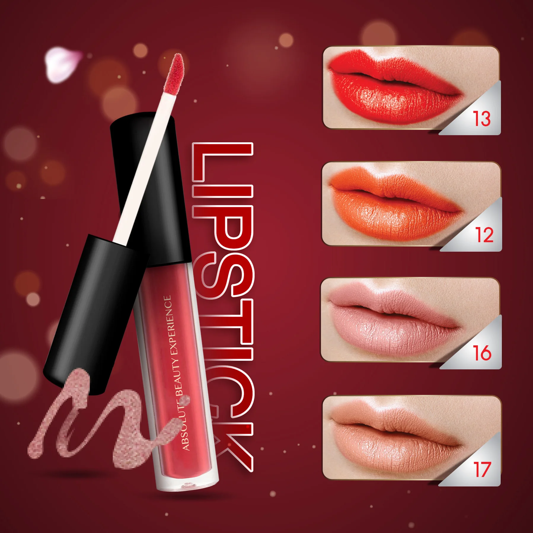 
3 in 1 Lipstick Customize Private Label 20 Colors Lipstick Cream Texture Matte Makeup Lip Stick For Ladies 3 g OEM ODM Service 