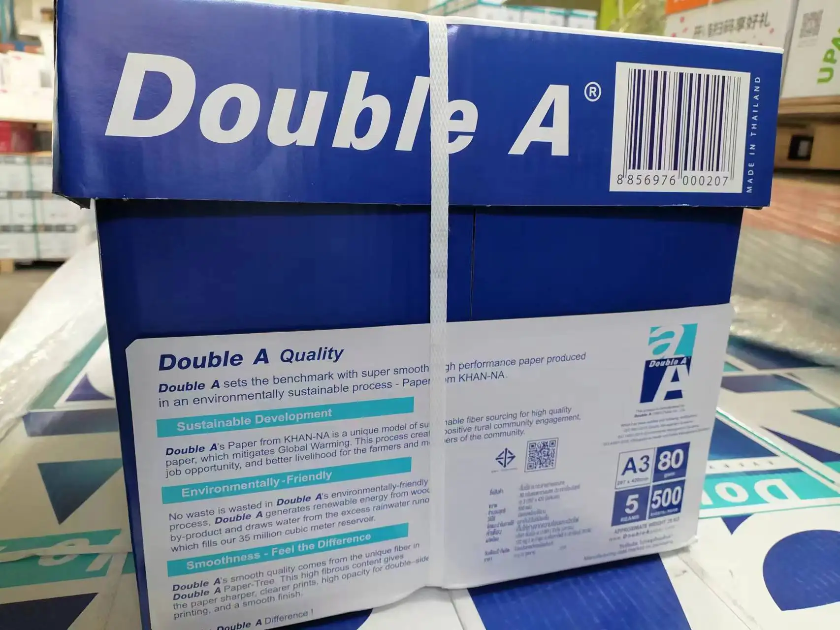 original Double A  A3  80GSM    BOX  A4 Paper Products available for sale at Low Factory Prices for Wholesale