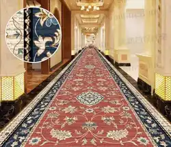 Hotel Walkway Full Pavement Carpet Printed Nylon Carpet Waterproof Corridor Carpet Customization