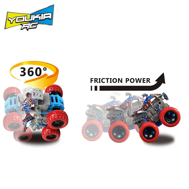 China Colourful 4wd Inertial Off-road Vehicles For Children Simulation Model Motorcycle Friction Toys Kids Car