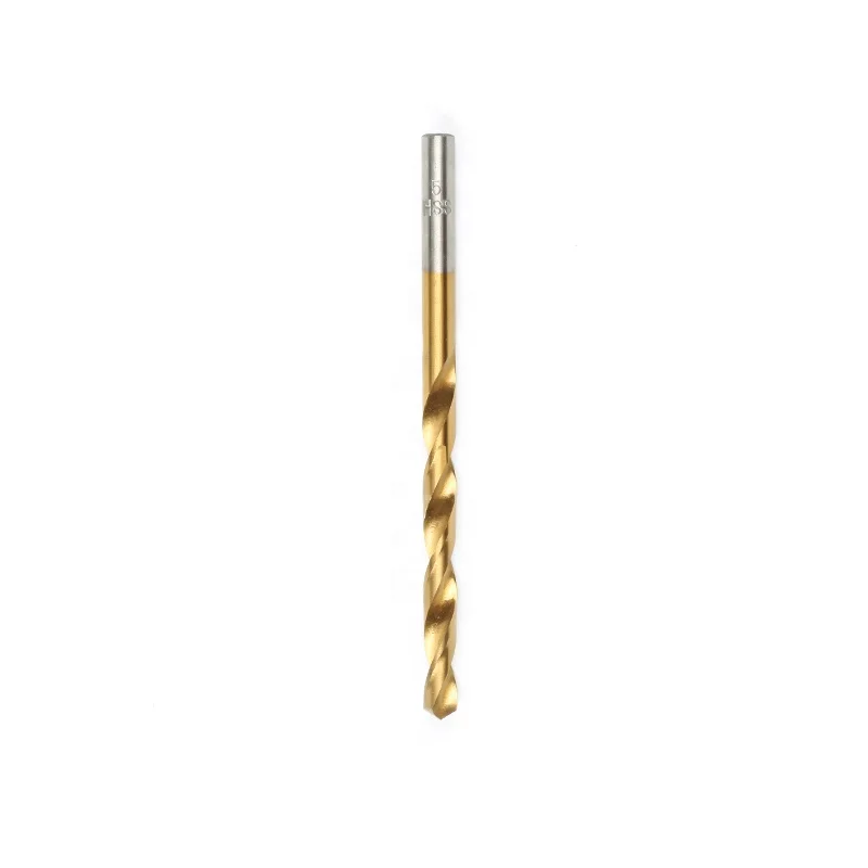 tin-coated buy twist drill bit m42 m35 din338 hss metal drill bits