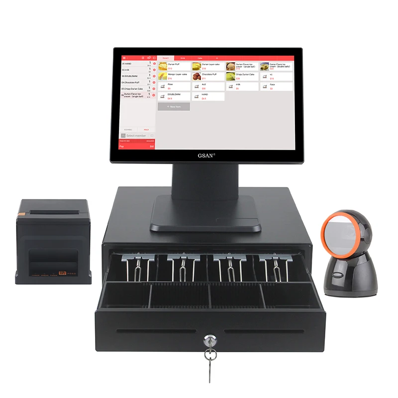 KINGHE T8 Cheap price wholesale android pos terminal machine retail pos system