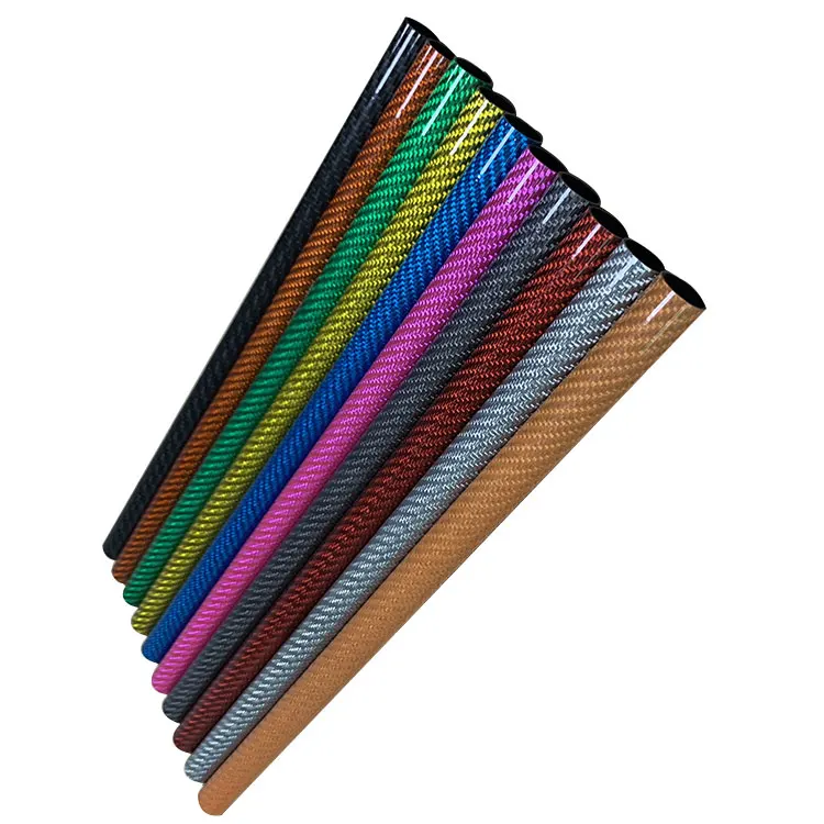 
Wholesale customized color 3k tube carbon fiber hollow tube can be customized style 