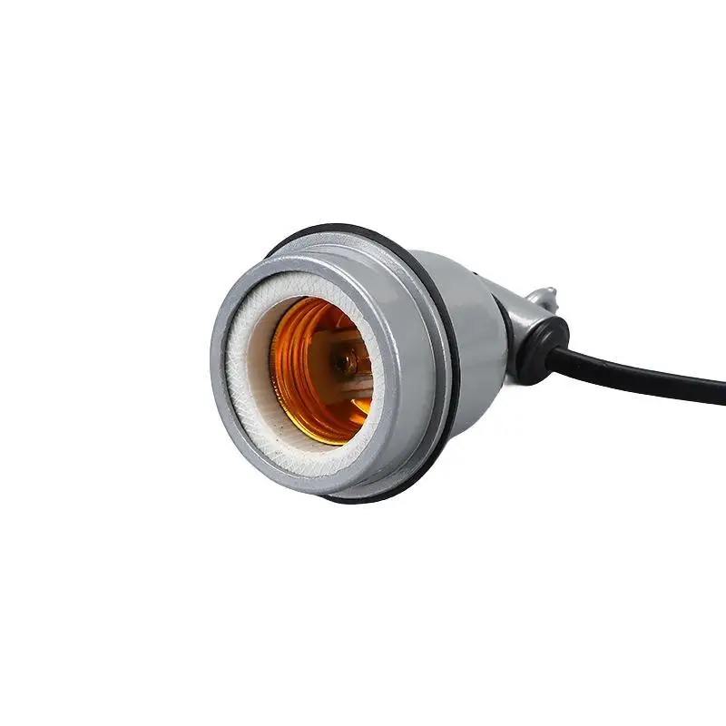 Hot sale ceramic lamp holder Thermal insulation E27 screw Suspended lamp holder with switch