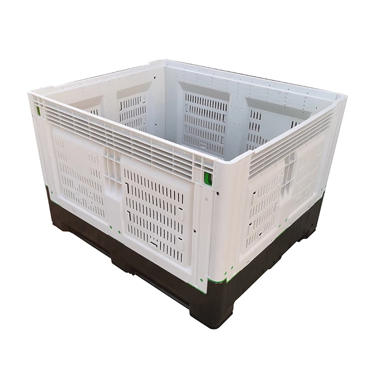 Midwell heavy duty bulk foldable plastic box bin large plastic shipping pallets ibc container for sale