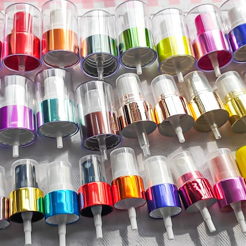 New Style 18/410 18/415 20/410 20/415 24/410 Plastic Fine Mist Sprayer Pump Custom Color Half Cap Spray Pump