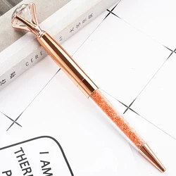 Beautiful Gift New Colorful Big Diamond Crystal Top Metal Ballpoint Pen