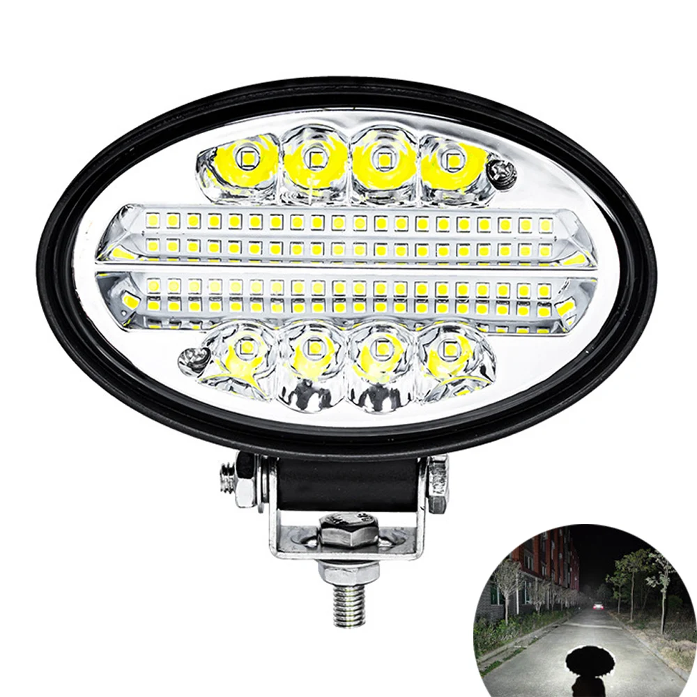 Led work Light oval Driving Lights 30W 55mm Led combo beam white waterproof Thickened shockproof For excavators loader