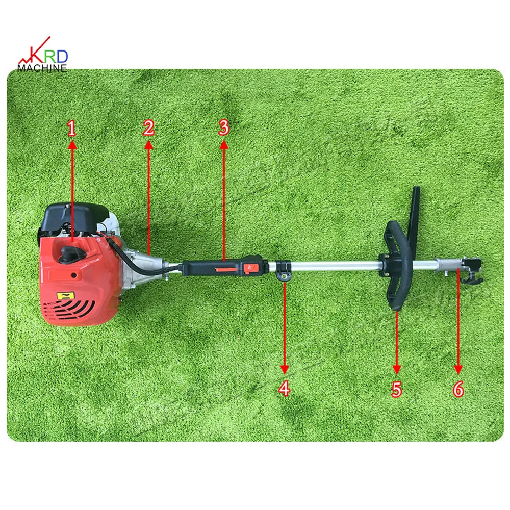 Multi-function grass brush Two-stroke portable gasoline grass brush Lawn brush tool