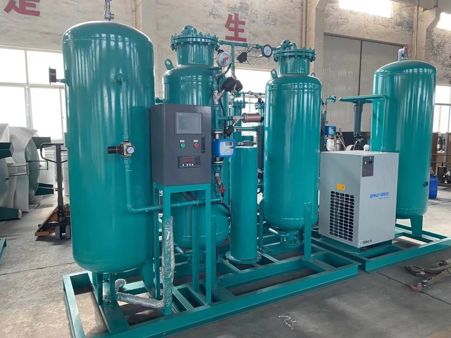 CE approved Alarm system equipped cheap price oxygen generating plant for filling cylinders
