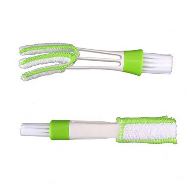 Amazon Hot Sale Double Head Car Air Conditioner Vent Slit Cleaner Brush Window Dusting Blinds Keyboard Cleaning Brushes