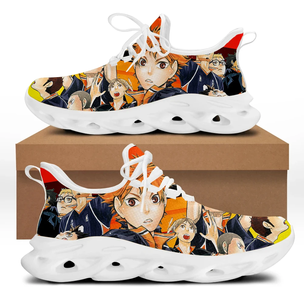 Dropshipping 1pair Custom Manufacturer Cool Anime Custom Comfortable Printed Image Clunky Sneaker Shoes Men With Most Popular
